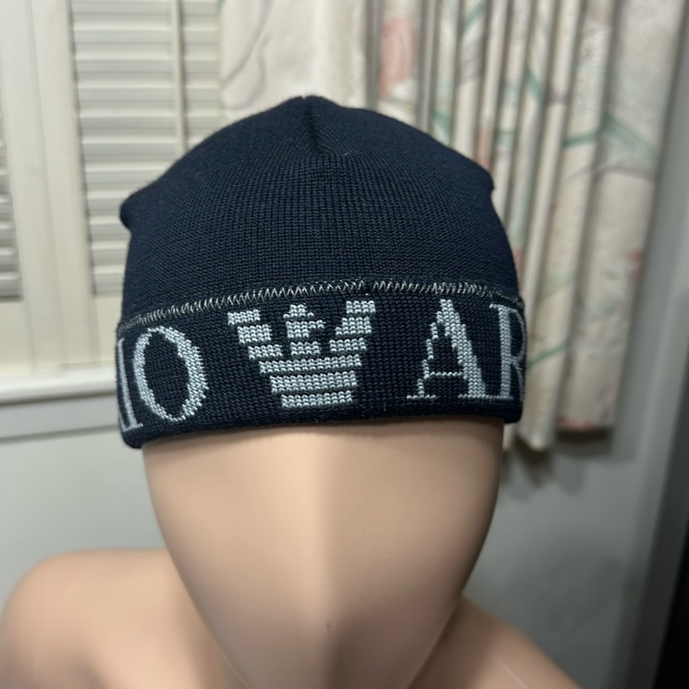 308. 🔵 Emporio Armani 100% Wool one size made in Italy